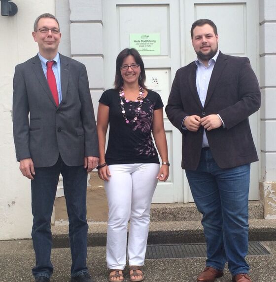 v.l.n.r.: Andreas Wagenführer, Nicole Sommer-Kundel, Johannes Brüchert