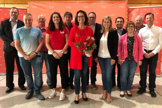 Der neu gewählte Vorstand der SPD Alzey-Worms